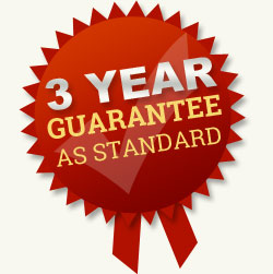 5 year guarantee as standard